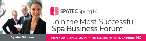 SPATEC Spring 2014 - Join the Nost Successful Spa Business Forum: March 30 - April 2, The Ballantyne Hotel, NC